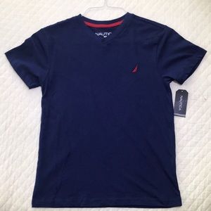 Nautica short sleeve v-neck tee shirt